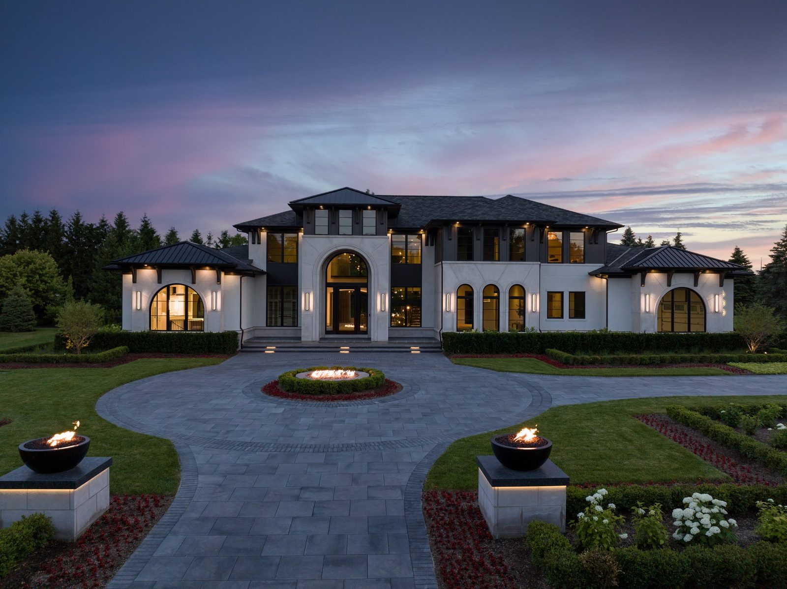 Sapphire home — dusk exterior