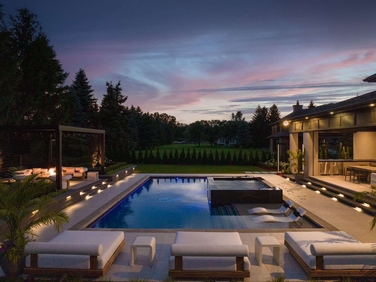 Sapphire home — pool and outdoor living